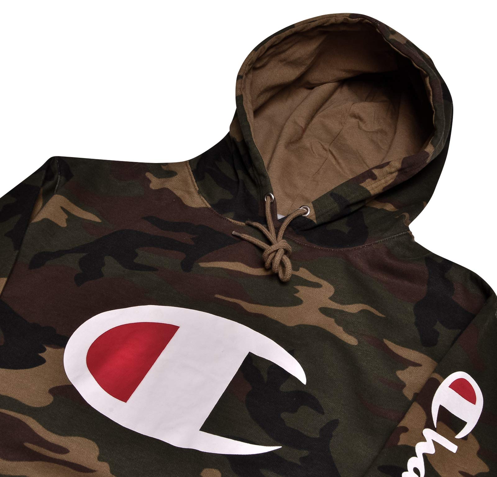 Camo hoodie mens top big and tall