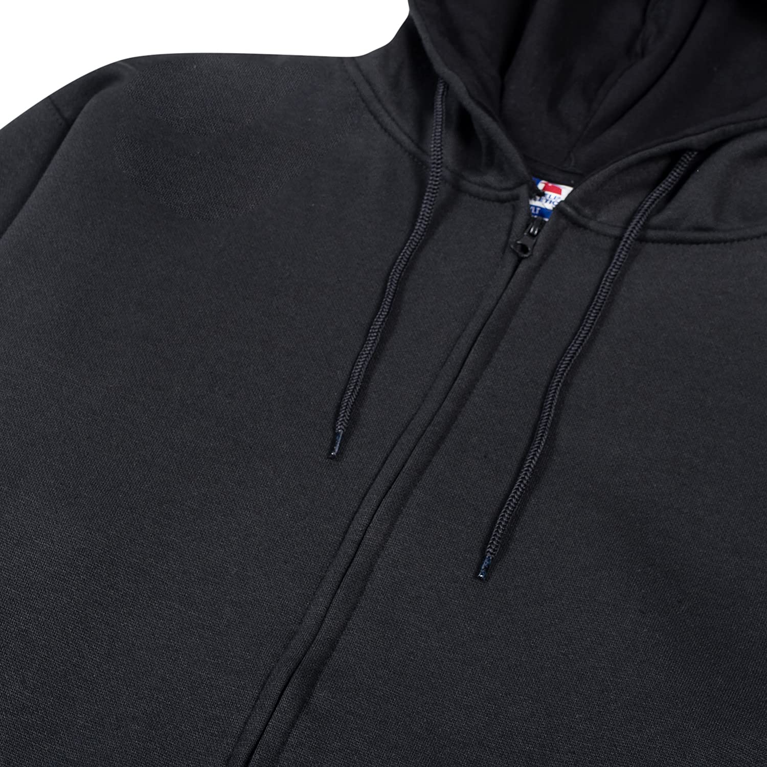 Athletic Black Zip-Up Hoodie